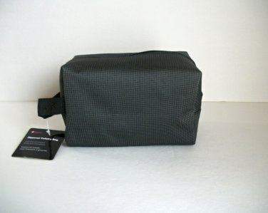 Mens Checkard Pattern Multicolor Zippered Toiletry Bag