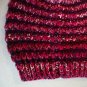 Fall Winter Knit Cap Multicolor Purple Pink Theme