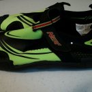 Boys Black/Green Tone Nerf BeachWear Shoes Hasbro Size 4-5 (XL)