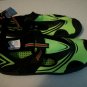 Boys Black/Green Tone Nerf BeachWear Shoes Hasbro Size 4-5 (XL)