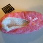 Pretty Floral Like Swirl Pattern Pink Slipper Socks S / M 5.5-7.5