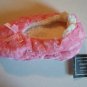Pretty Floral Like Swirl Pattern Pink Slipper Socks S / M 5.5-7.5
