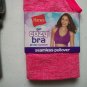 Two Hanes Comfort Pullover Style Bras Size Small Gray / Dark Pink
