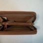 Brown Tone Compact Synthetic Wallet From Sears