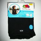 Boys Black Thermal Underwear Set Size Medium Fruit Of The Loom