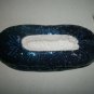 Womens Blue Sequins Slipper Socks S/M Small / Medium By Mixit