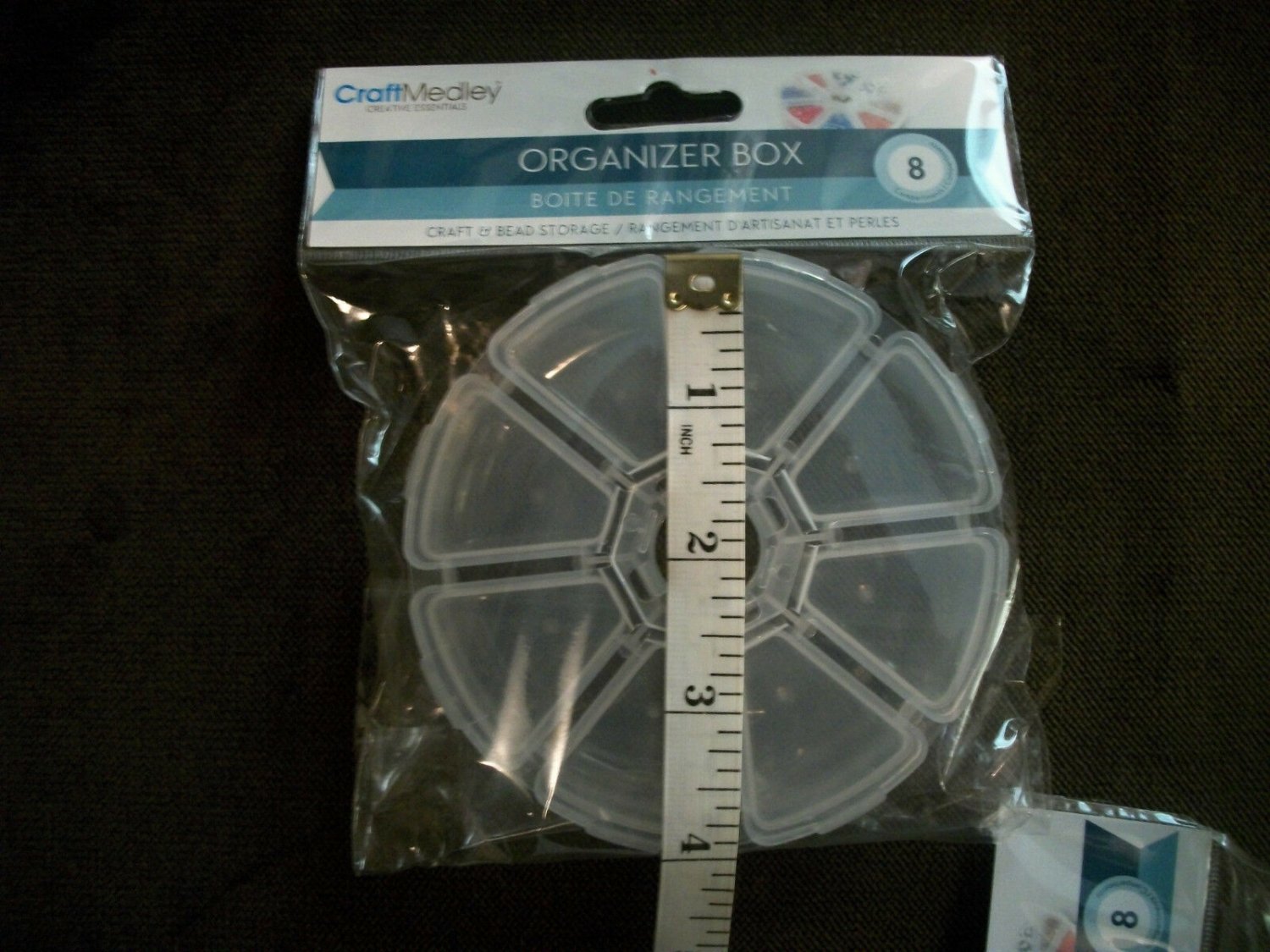 Two Packages Of Craft Organizer Boxes By Craft Medley