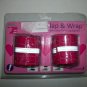 Slap & Wrap Dark Pink Reflective Pant Leg Bands
