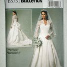 Beautiful Wedding Dress Butterick Pattern Women Sizes 6-14
