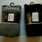 Two Pairs Fall & Winter Girl's Black / Multicolor Tights Size 7-10