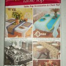 Table Top Accessories & Chair Pad Sewing Pattern By Simplicity