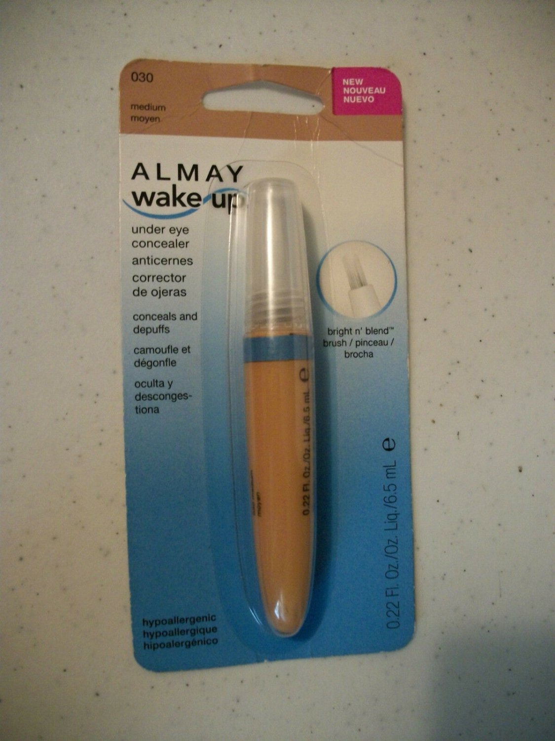 Almay Wakeup Hypoallergenic Under Eye Concealer Medium 030