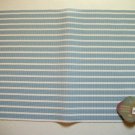 Four Blue & White Stipe Placemats 13 x 19 inches