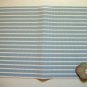 Four Blue & White Stipe Placemats 13 x 19 inches