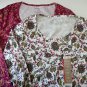Two Long Sleeve Colorful Patterned Tops By Faded Glory Size Small