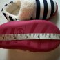 Multicolor Bow Tie & Stripes Little Girls Slippers Size 7-8