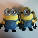 Two Stuffed Animal Toys Minion Chraracters Bob & Stuart