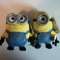 Two Stuffed Animal Toys Minion Chraracters Bob & Stuart