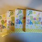Four Packages Large 13 x 13 Inches 20-Count Baby Shower Napkins