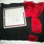 Womens Three Piece Covington Black Scarf Gloves & Cap Set