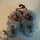 Cute Toddler Blue Slippers For Girls Frozen Disney Theme Size 5-6