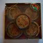 Vintage Five Piece Hawaiian Coaster Set Map Theme
