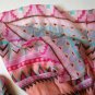 Womens Lightweight Long & Wide Multicolor Geometric Pattern Scarf