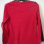 Three Comfort Blend V-Neck Long Sleeve Tees By Hanes Various Colors Medium
