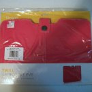 Pink 13.3 Inch Twill Sleeve For UltraBook & MacBooks Laptops