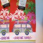 Three Vibrant Colorful Flour Sack Towels