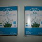 Two Boxes Cool White LED Mini Lights 50 Per Strand Green Wire
