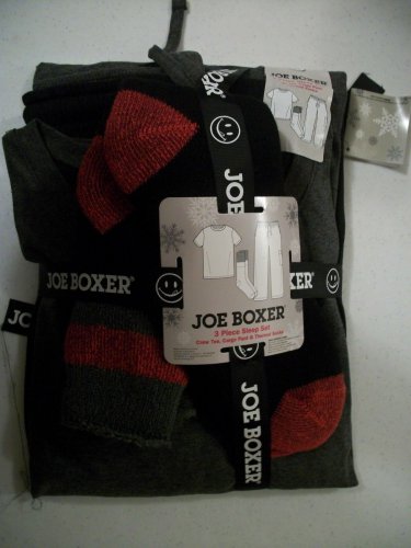 One Set Three-Piece Joe Boxer Sleep Set For Men Size Extra Large
