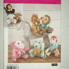 Simplicity Stuff Animals Sewing Pattern For Children #1603