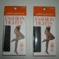Two Sets Warners Fishnet Style Black Tights Size Small/Medium