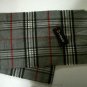 Gray Multicolor Plaid Fall Winter Fringed Flannel Scarf