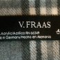 Gray Multicolor Plaid Fall Winter Fringed Flannel Scarf