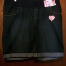Maternity Denim Bermuda Short Extra Large (Size 16-18)