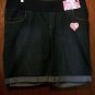 Maternity Denim Bermuda Short Extra Large (Size 16-18)