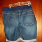 Maternity Denim Bermuda Short Extra Large (Size 16-18)