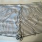 Ambrielle Gray And White Stripe Leisure Sleep Shorts Size Large
