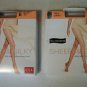 Two Pairs No Nonsense Sheer & Silky Size B Pantyhose Bare Bisque