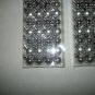 Three Sets Silver Tone Small Tree Christmas Holiday Ornaments