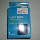 Soft Black Padded Sleep Mask With Adjustable Strap