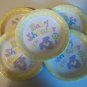 Five 8-Pack  7" Paper Plate Sets For Baby Showers