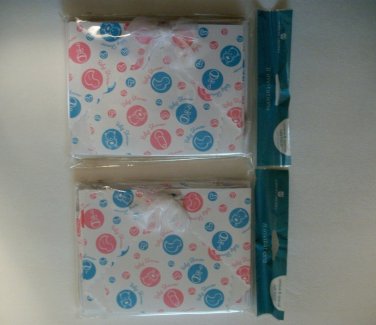 Two Sets Pink & Blue Baby Shower Ribbon Invitations By American Greeting