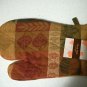 Two Sets Fall Festive Autumn Leaves Style Oven Mitts