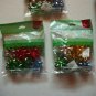 Five Assorted Packages Christmas Holiday Mini Bows For Gifts