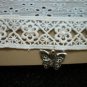 Two Piece Lace Look Adjustable Choker Set White / Pale Blue