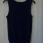 Covington Lightweight Sleeveless Sweater Size Small (4-6) Indigo