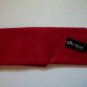 Red Fall Winter Fringed Flannel Scarf By V.Fraas